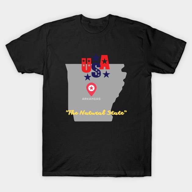 Arkansas T-Shirt by akukkel